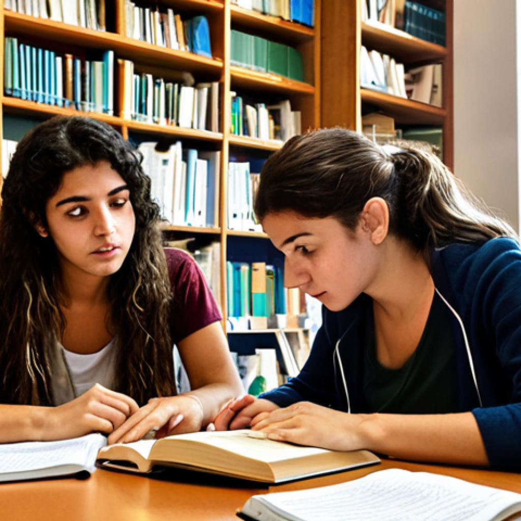 A diverse group of Italian young adults, aged 25-35, are intently focused around a large table, collaborating on study materials for the Social Worker State Exam. Books, laptops, and neatly organized notes are spread across the table. They are actively discussing, sharing insights, and offering mutual support, with expressions of determination, relief, and camaraderie. The setting is a brightly lit, modern study room or university library in Italy, emphasizing a supportive and engaging collaborative learning environment.