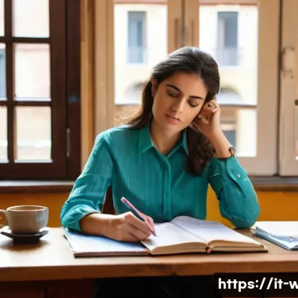 사회복지사 1급 시험 고득점 전략 - **"Dedicated Italian Social Work Student Preparing for State Exam"**
    A young Italian woman, in h...